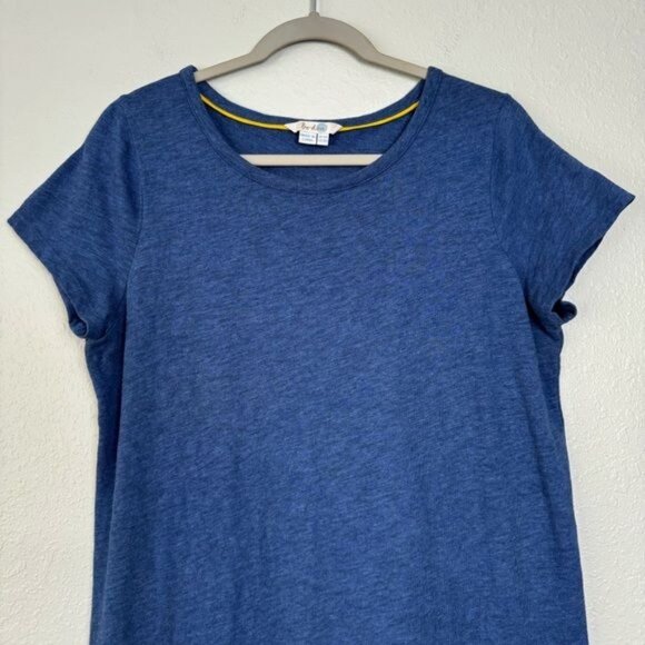 Boden slub knit colorblock short sleeve t-shirt dress 10 - Picture 3 of 11